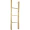 Ekena Millwork 15"W x 48"H x 3 1/2"D Vintage Farmhouse 3 Rung Ladder, Barnwood Decor Collection, Natural Barnwood DECR015X048X04LDRUF - alternate 1